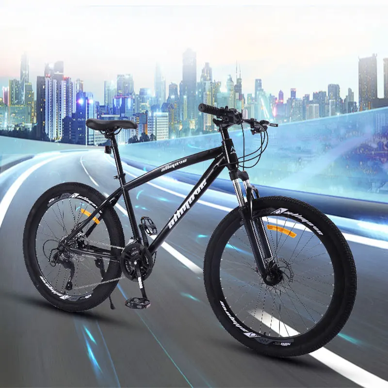 Горный велосипед колеса 26 дюймов 21 а 24 скорости двойной дисковый тормоз