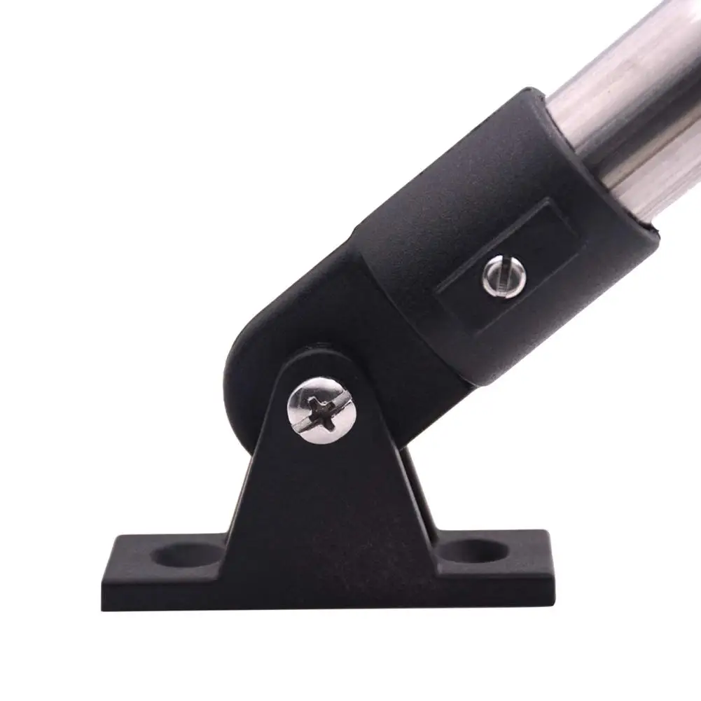 

2PCS Boat Bimini Top Fitting 22/25MM Nylon Black 3 Bow Bimini Cover Top Eye End Lightweight And Durable Yacht Accessories