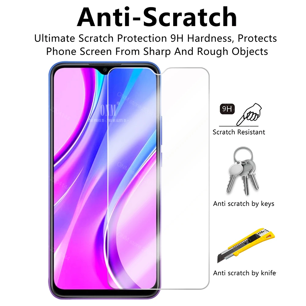 10 шт. закаленное стекло для Xiaomi Redmi 9 9A 9C 2020 защита экрана Защитная стеклянная