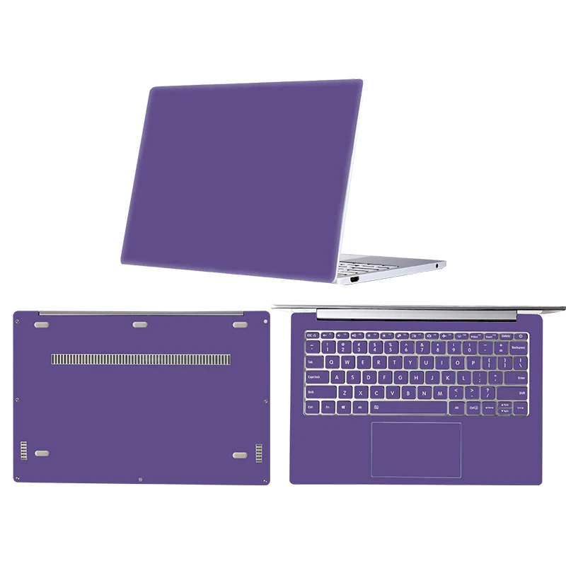 purple Наклейки для ноутбука для Xiaomi mi Air 12,5 13,3 Pro 15,6 дюймов виниловые наклейки для Xiao mi Red mi Book 14 дюймов - Цвет: purple