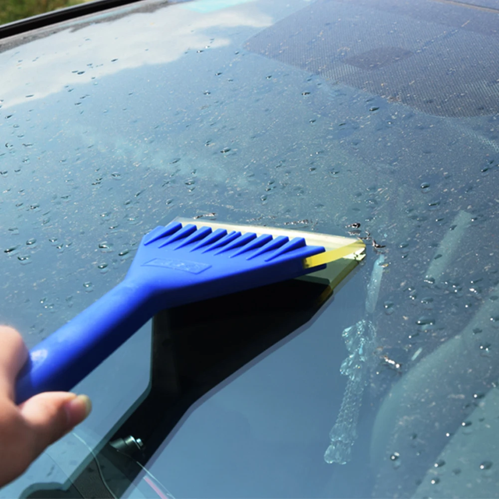 

Car Ice Snow Scraper Long Handle Window Glass Remover Shovel Car Cleaning Tool for Outdoor Exercise Sport Ornaments