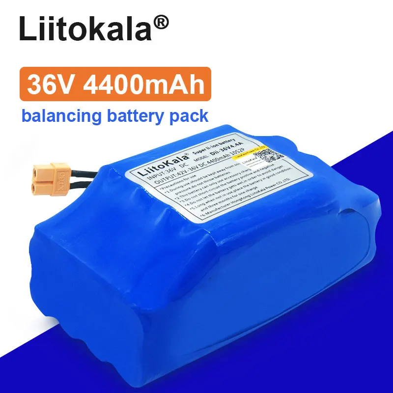 Liitokala литий ионный перезаряжаемый аккумулятор 18650 36 В 4400 мАч для электрического