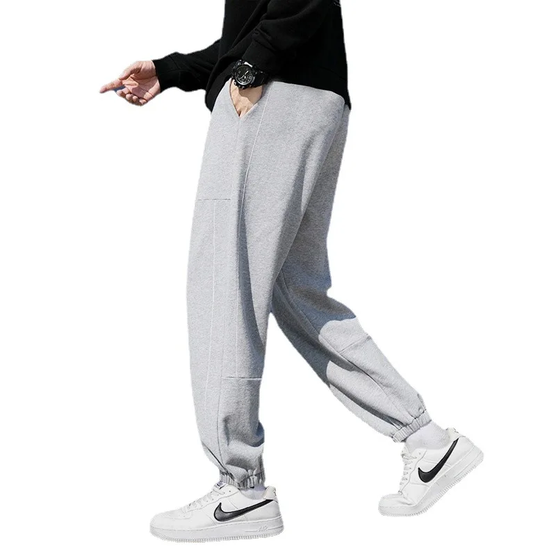 

Men's Autumn Casual Trousers Loose Tooling Pants Korean Version Of The Trend Spring And Autumn Sports Buck Pants Autumn And