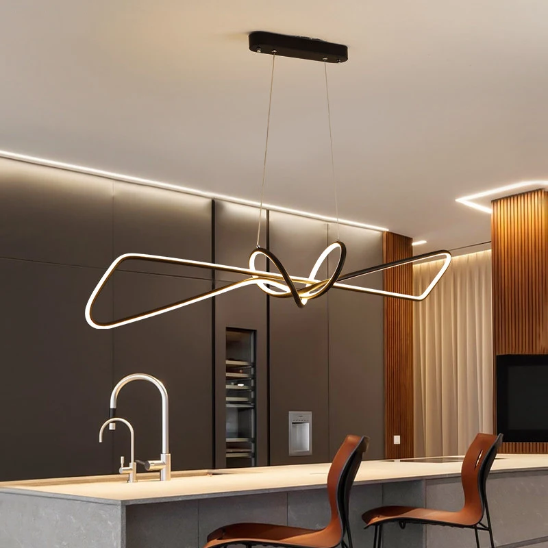 

NEO Gleam Modern LED Pendant Lights For Living room Kitchen Dining room Bar Hanging Lamp Pendant Lamp Home Lustres Gold/Black
