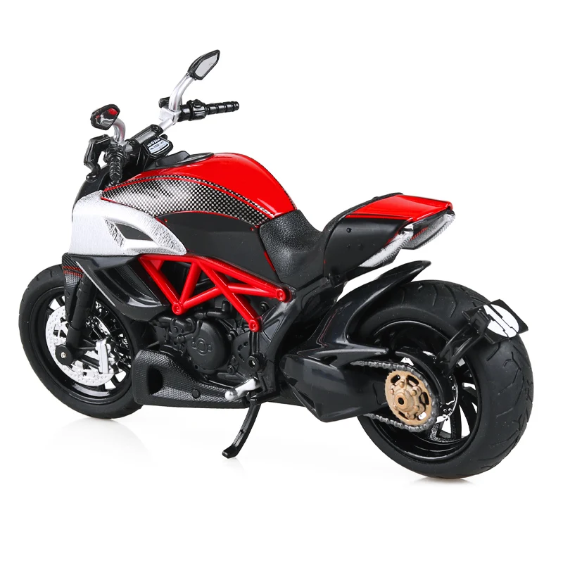 

HOBEKARS 1:12 Diecast Motorcycle Model Metal Alloy High Simulation Motorcycle Car With Sound And Light For Gifts Collection