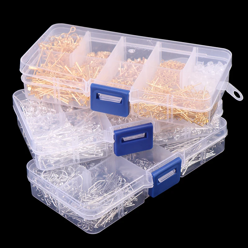 

DIY Earing Jewelry Making Accessories Kit Copper Wire Open Jump Rings Earring Hook Jewelry Findings Set Jewelry Making Tools