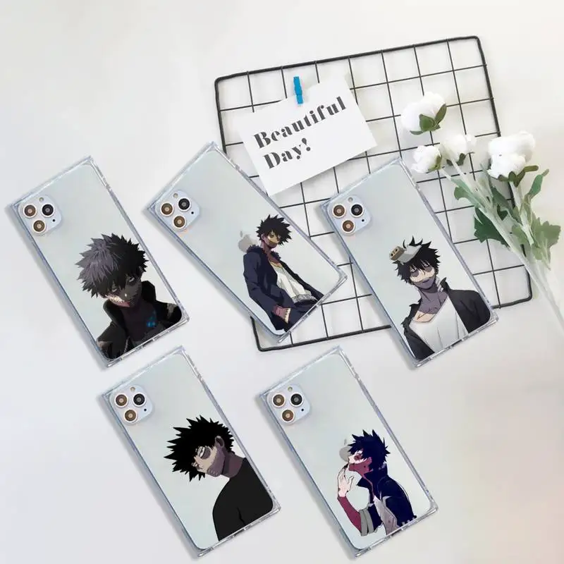 

My Hero Academia Dabi Fire Phone Case Transparent for iPhone 7 8 11 12 se 2020 mini pro X XS XR MAX Plus