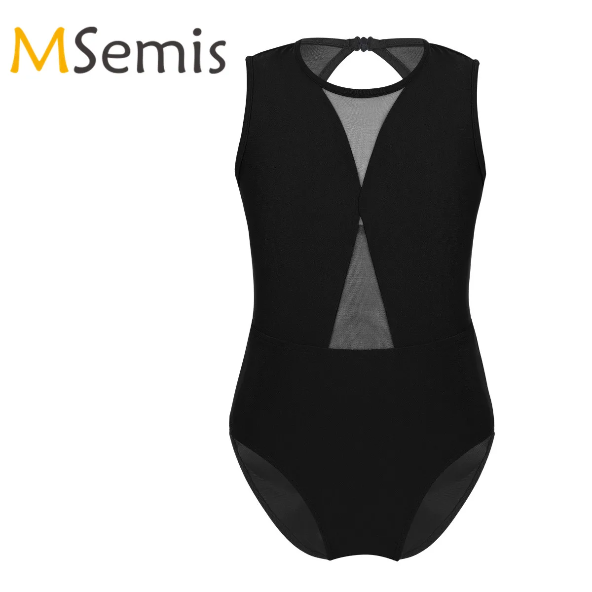 Kids Girls Gymnastics Swimsuit for Dancing Sleeveless Mesh Tutu Ballet LeotardDance Bodysuit Leotard Dancewear | Спорт и развлечения