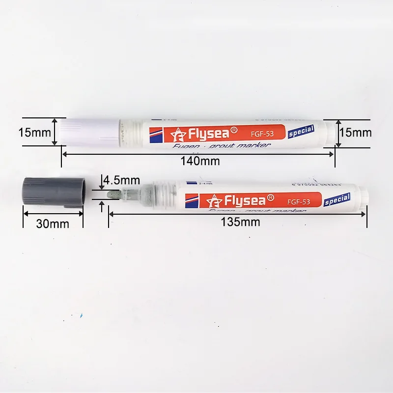 Waterproof Tile Gap Repair Color Pen White Refill Grout Mouldproof Filling Agents Wall Porcelain Bathroom Paint Cleaner | Обустройство