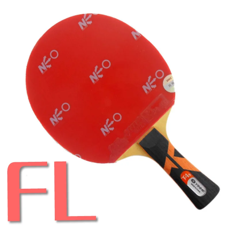 FL long handle Профессиональная комбинированная ракетка для настольного тенниса: Galaxy YINHE T4s с солнцем и луной, заводская настройка, прямые продажи с фабрики, длинная ракетка для рук FL - Цвет: FL long handle