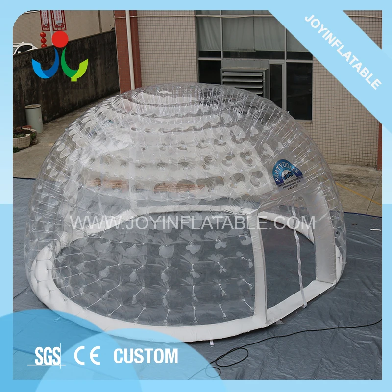 Дешевая надувная прозрачная купольная палатка Igloo для кемпинга на складе|clear
