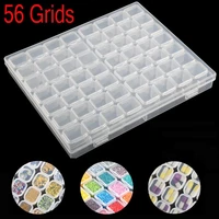 2856lattices dismountable storage accessories box practical adjustable plastic case for bead rings jewelry display organizer
