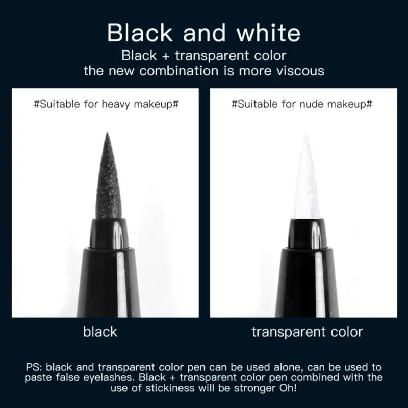 

1 Pcs New Self Adhesive Black Liquid Eyeliner Long-lasting Waterproof Eye Liner Pencil Pen Women Makeup Cosmetic Beauty Tools