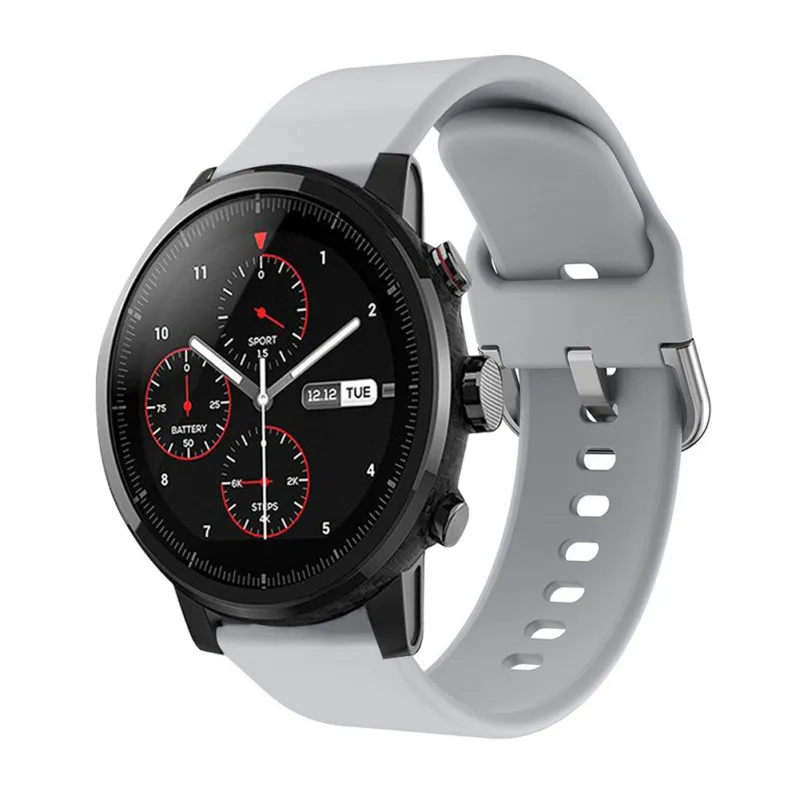 Цветной 22 мм ремешок для Huami Amazfit Bip Молодежная версия замена умных часов