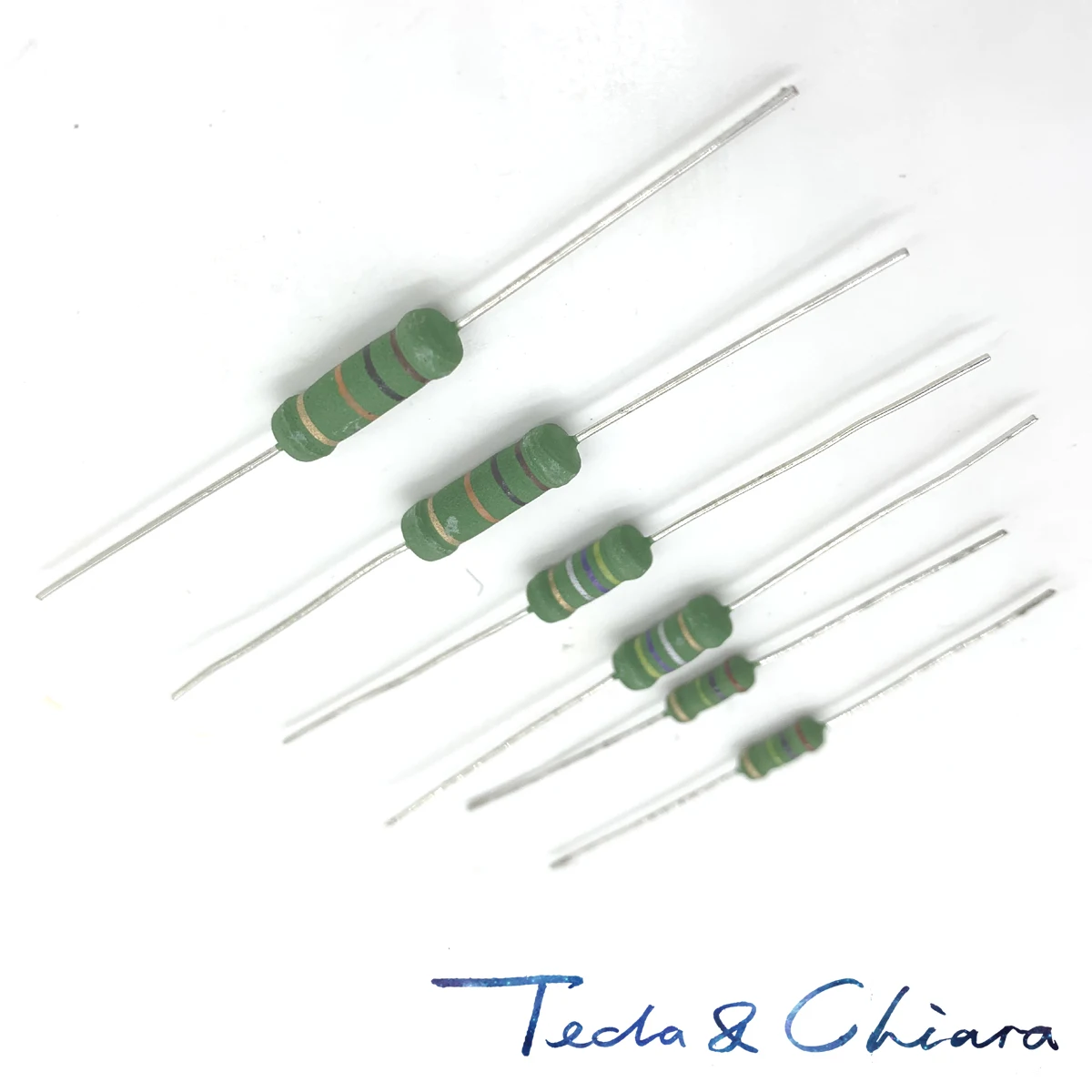 100Pcs 3W 3WS 820K 1M 1.2M 1.5M 2M 5.1M 6.8M 10M 5x15 Small Metal Oxide Film Resistor Color Ring Resistance R ohm | Обустройство дома