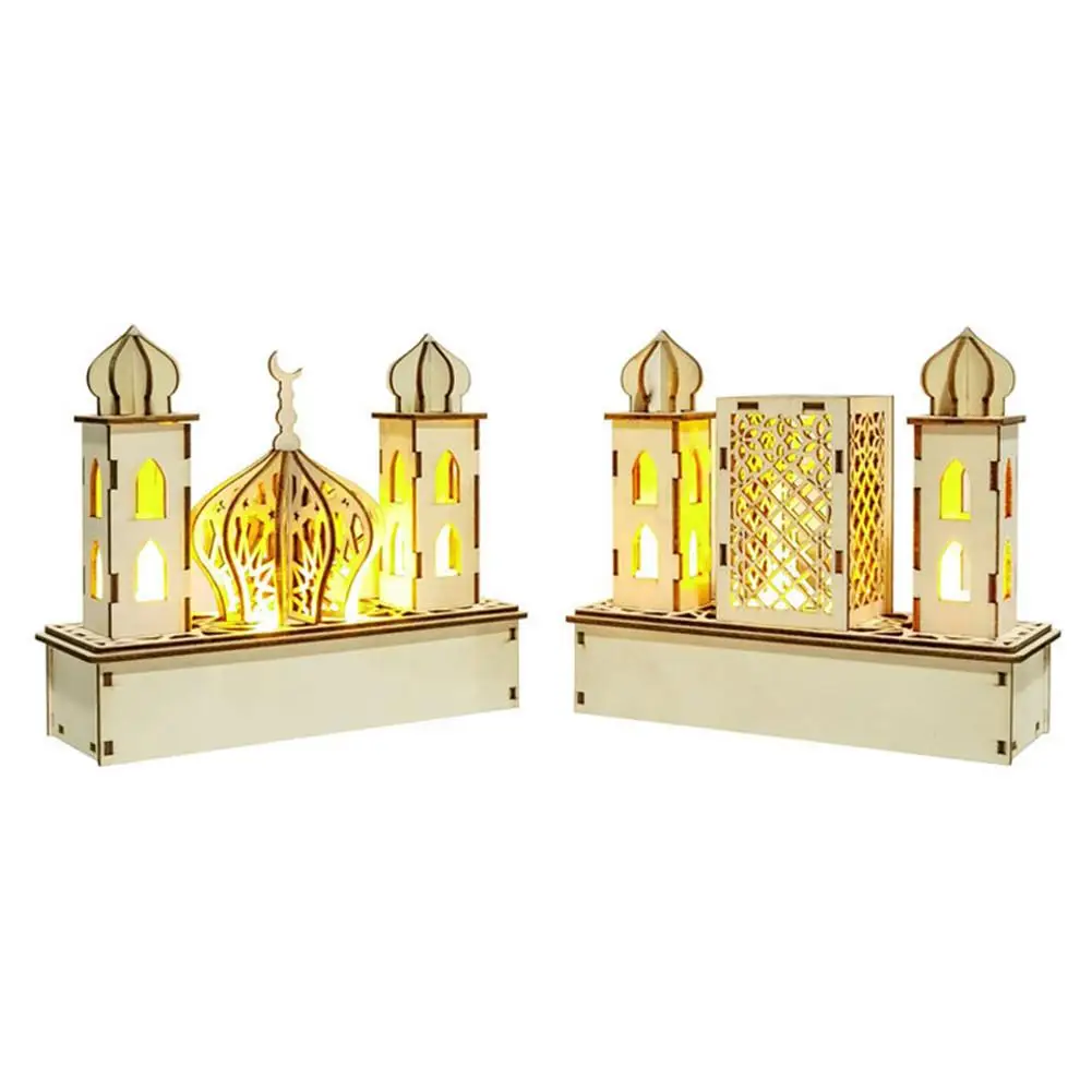 Рамадан ИД Мубарак деревянные украшения мусульманский ислам орнамент с