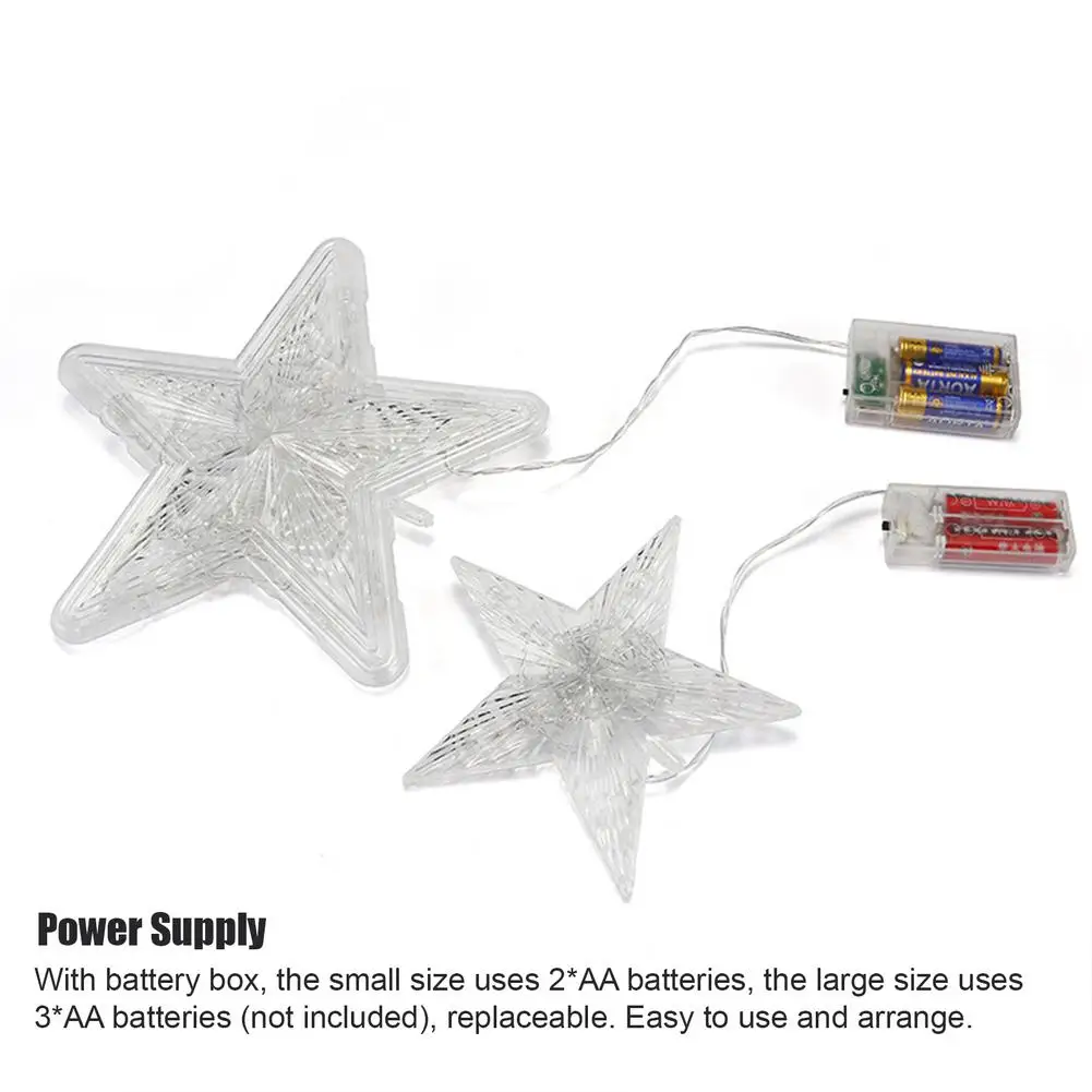 

Waterproof Christmas Tree Top Light Durable Replaceable Lantern Decoration