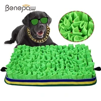 benepaw dog puzzle toys snuffle mat eco friendly durable slow feeding pet training pad puppy sniffing encourage foraging skills