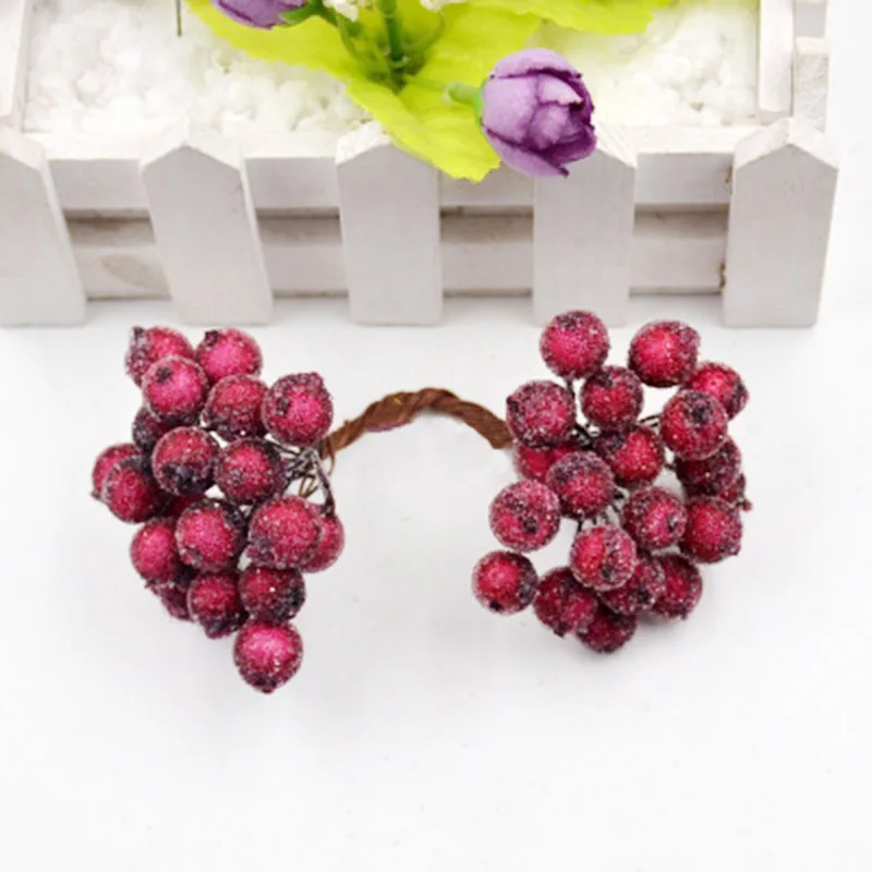 

Искусственные ягоды для украшения елки, Hua Ming Ce, 40 шт.