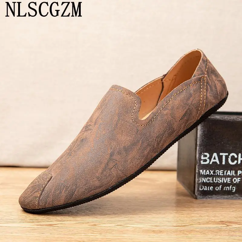 

Leather Casual Shoes for Man 2023 Loafers Man Shoes High Quality Italian Shoes Men Sapato Masculino Social Em Couro Chaussure