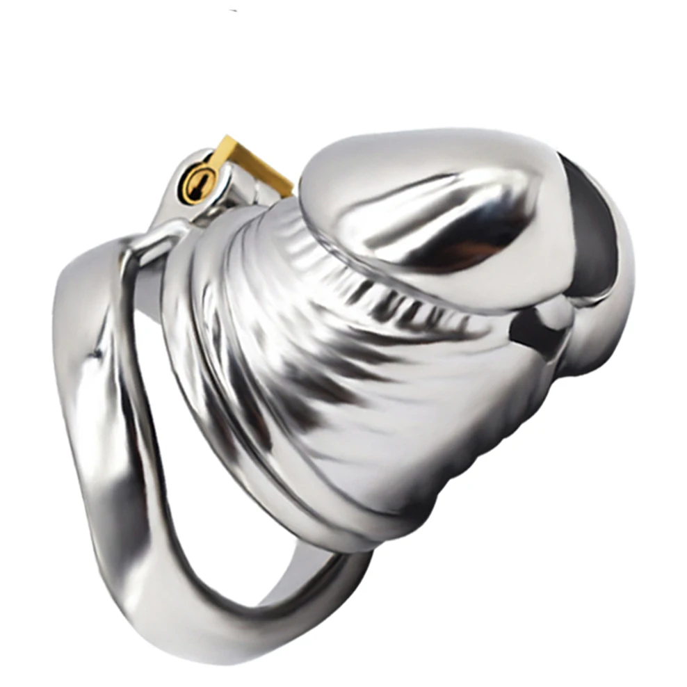 Мужской Пояс верности FAAK из нержавеющей стали эротическое изделие клетка на член