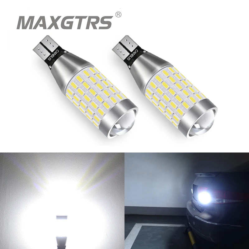 2 шт. Автомобильные светодиодные лампы T15 T10 W16W 912 921 87 SMD 3014|Сигнальная лампа| |