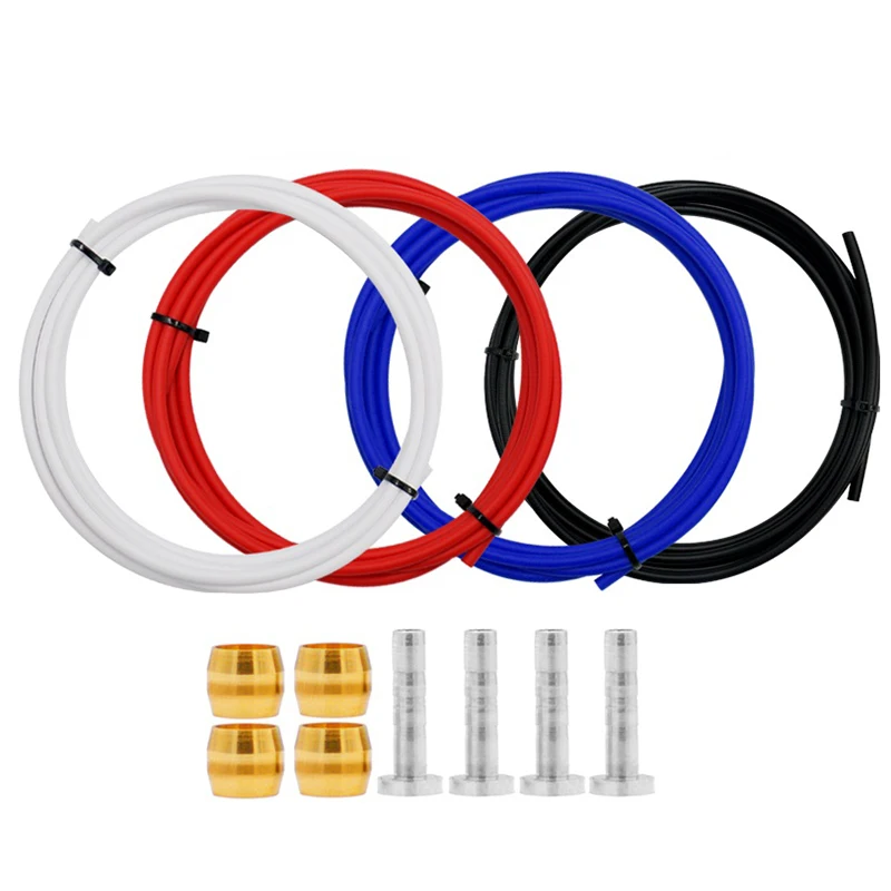 

BH90 Bike Brake Hose Mountain MTB Hydraulic Disc Brake Tube 2.5M Connector Insert Olive Set