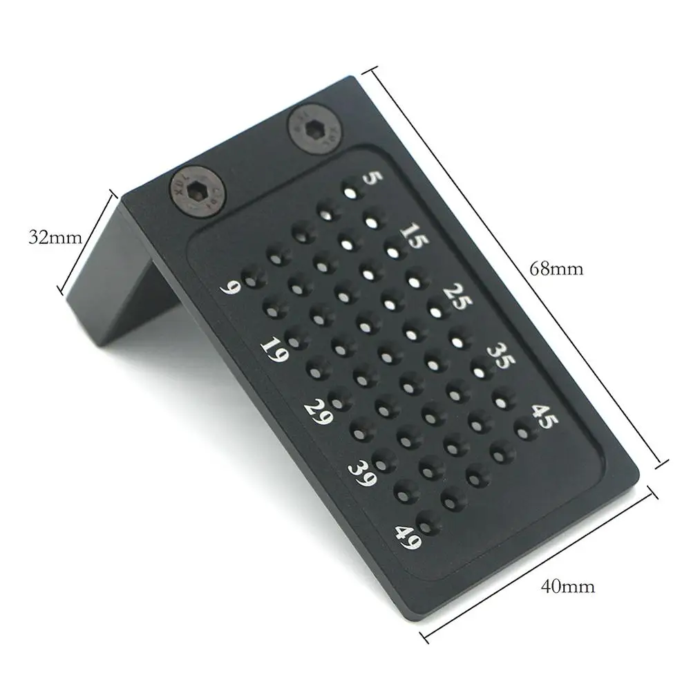 1 шт. Алюминий сплав T Тип деревообрабатывающий удар скрап Треугольники правый