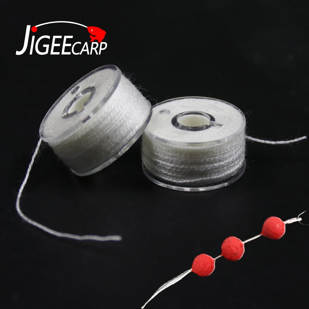 JIGEECARP на расстоянии до 20 м для рыбалки на карпа, растворимые ПВА пакеты для приманки экологически воде растворять Плетеный струна PVA линия для придирок Bollie установки рыболовные снасти