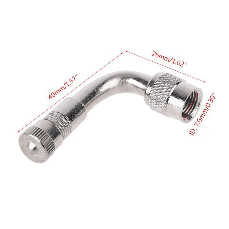 

Tire -Valve Stem Extenders 90 Degree Universal Wheel Tyre-Valve Extender Adapter for Motorcycle Car Truck Bike