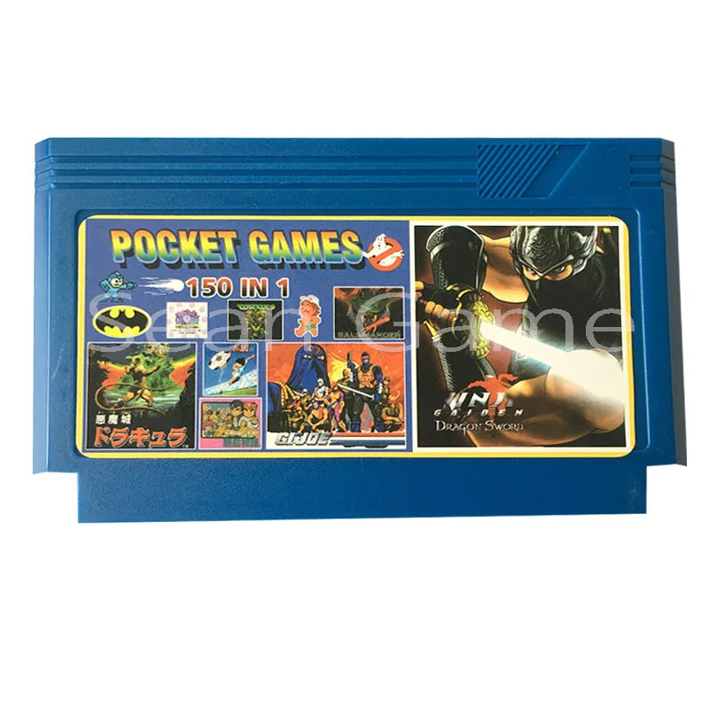 8 битная 60 контактная игровая карта Mega Man 150 в 1|Картриджи| |