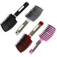hair scalp massage comb hairbrush bristle nylon women wet curly detangle hair brush for salon hairdressing styling tools