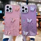 Блестящий бабочка с блестками Мягкий чехол для телефона из ТПУ для OPPO Realme XT X2 C2 5 6 7 Pro 7i V5 C11 C15 F17 Pro, задняя крышка со звездами