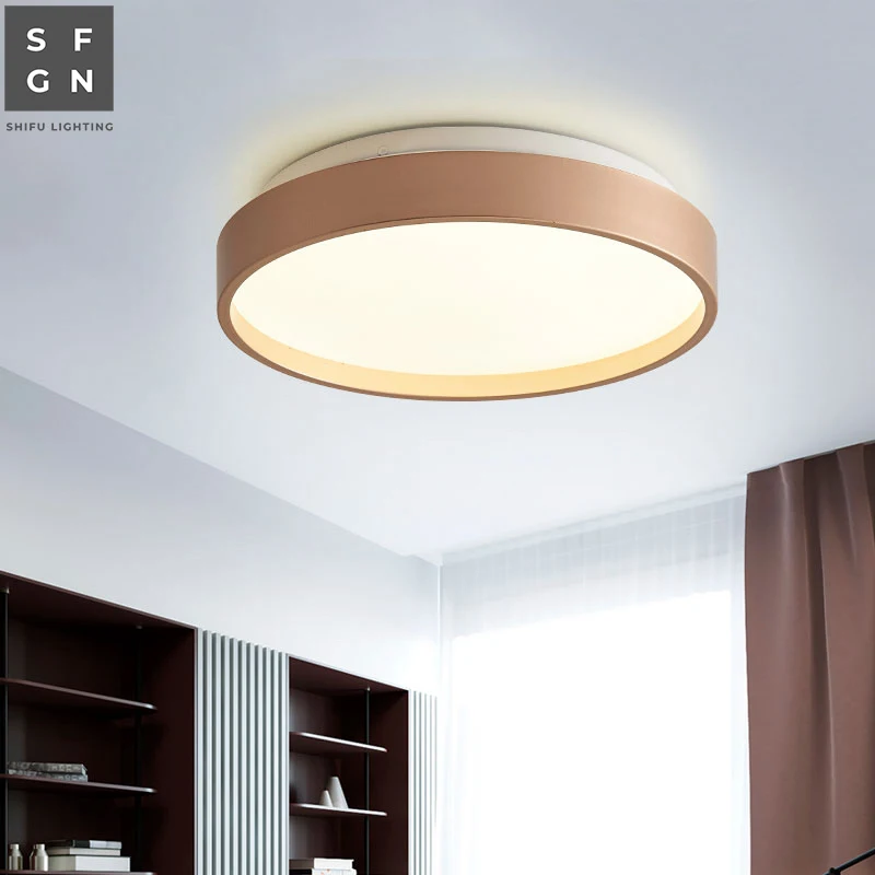 Светодиодный потолочный светильник в форме макаруна ультратонкий современный