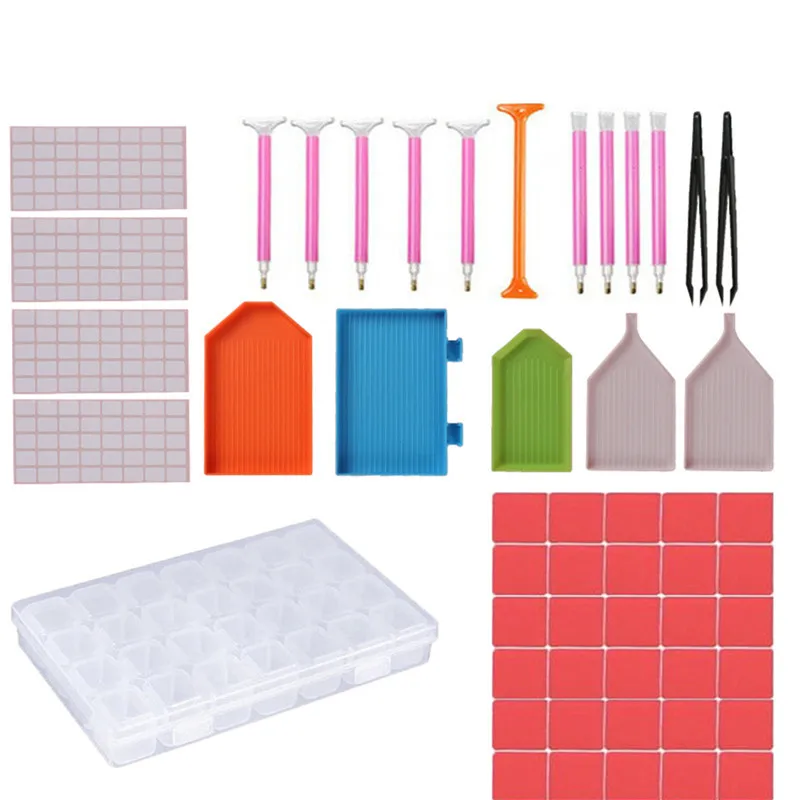 

Multi-function DIY Diamond Painting Tool Set Cross Stitch Kits Embroidery Painting Accessories Point Sticking Rhinestone Pen Set