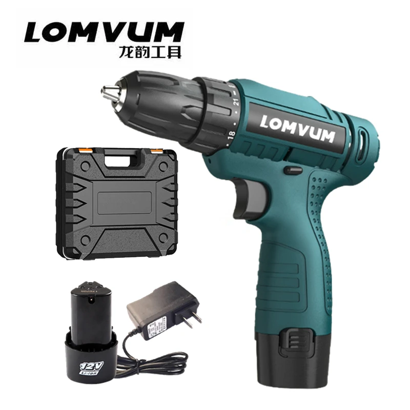 Дрель шуруповерт LOMVUM аккумуляторная 12 В|Электрические отвертки| |