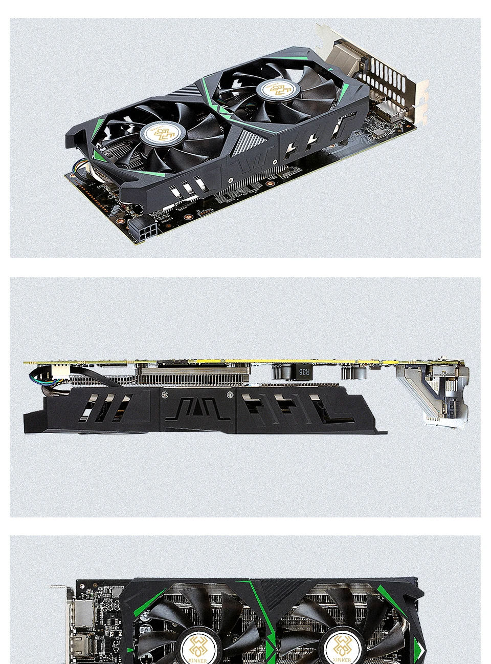 Для видеокарты NVIDIA GeForce GTX1060 6 ГБ GDDR5 192Bit PCI-E 3,0 1506 МГц с разъемом HDMI DP DVI-D