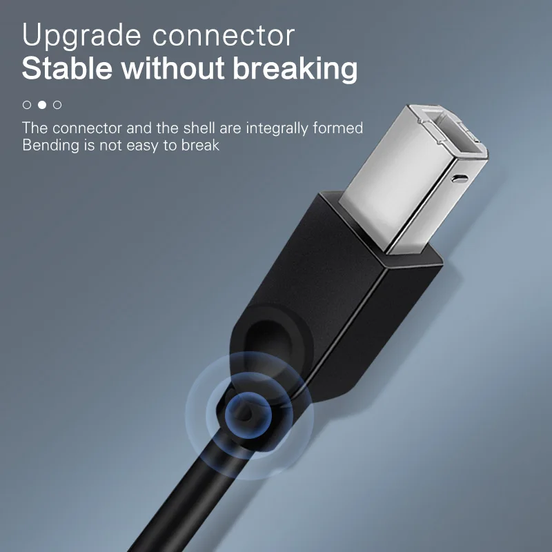 USB 2 0 кабель для принтера 1 м 3 Папа папа Тип A B шнур квадратный передачи данных Canon
