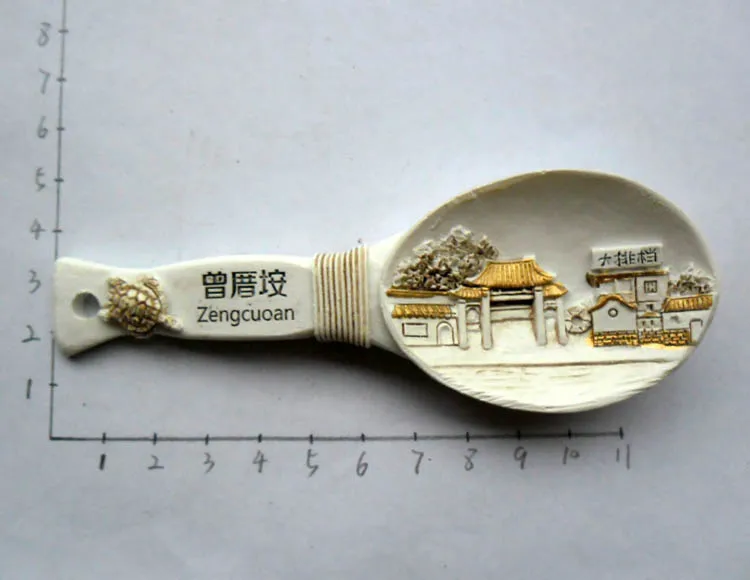 QIQIPP Xiamen туристическая памятная ложка для холодильника zengcuolong туристический