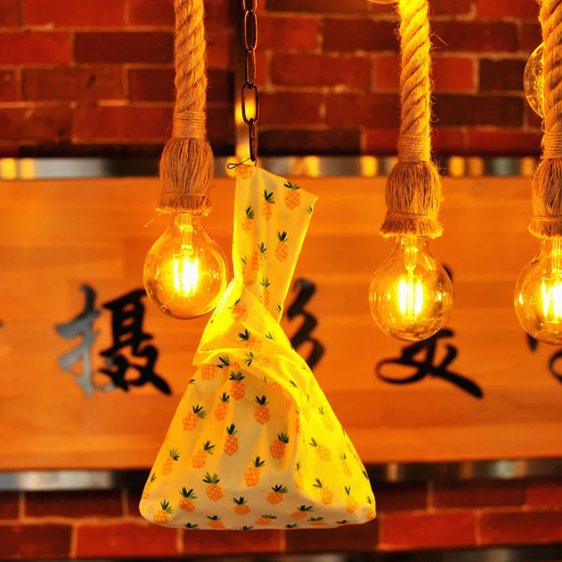 Фруктовый цветочный узор сумка на запястье девушки портмоне японской моды