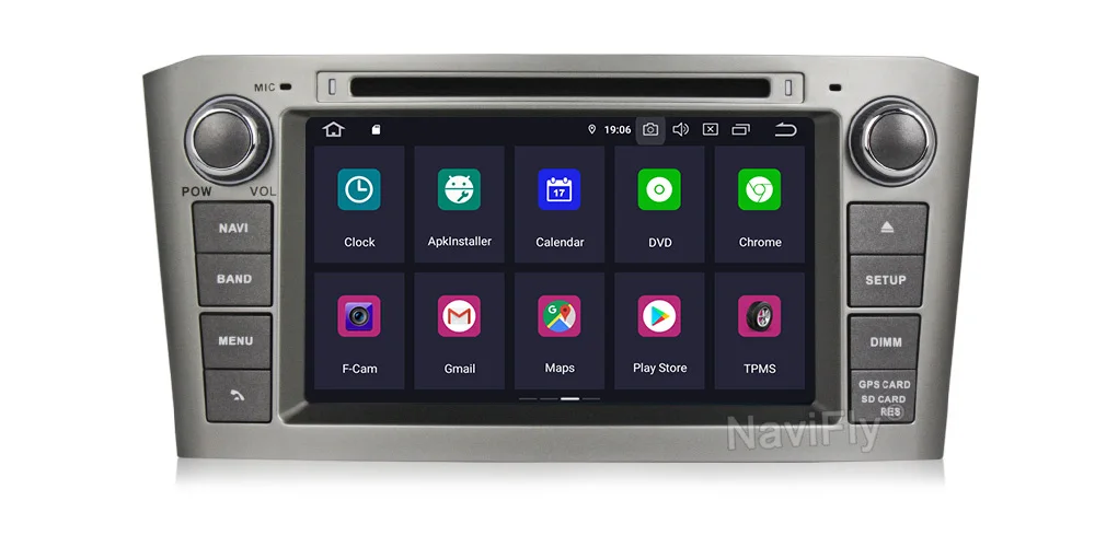 2 Din Android 9,0 авто gps навигации для Toyota Avensis T25 2003 2004 2005 2006 2007 2008 автомобильный dvd-радиоплеер