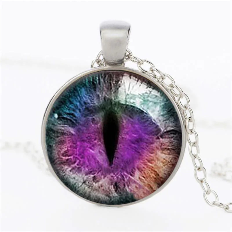 

New Simple Devil's Eye Necklace Gem Pendant Men's and Women's Hip Hop Party Jewelry Accessories Eye Necklace Anniversary Gift