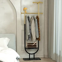 nordic light luxury coat rack floor bedroom simple modern simple marble hanger household storage clothes rack