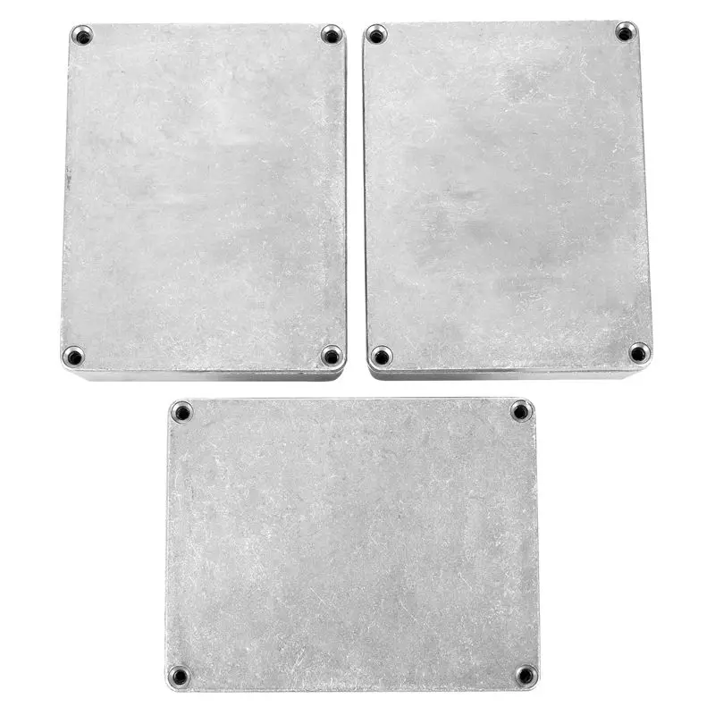1590BB Aluminum Metal Stomp Box Case Enclosure Guitar Effect Pedal Pack of 3 | Спорт и развлечения