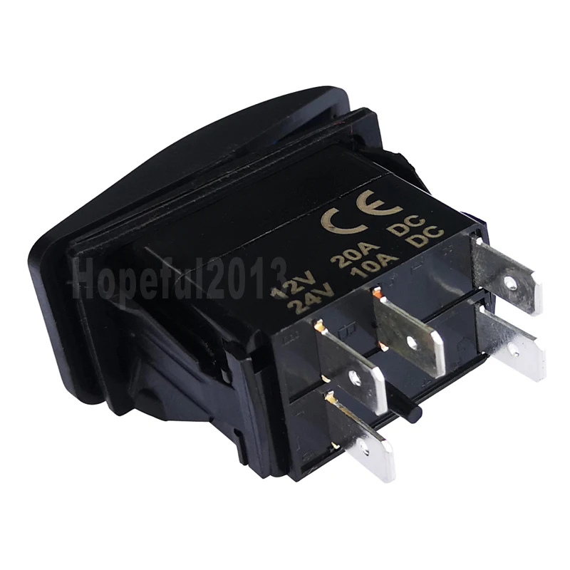 12v/24v синий светодиодные лампы 5 Pins вкл/выкл SPST кулисный переключатель генератора