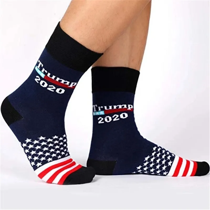Творческие носки с надписью Дональд Трамп сделать Америку великолепной снова