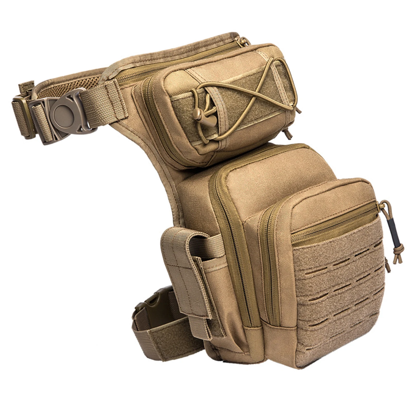 

Drop Leg Bag Waterproof Military Tactical Leg Rig Thigh Pouch For Outdoor Cycling Hiking Camping Crossbody Saddle Bag