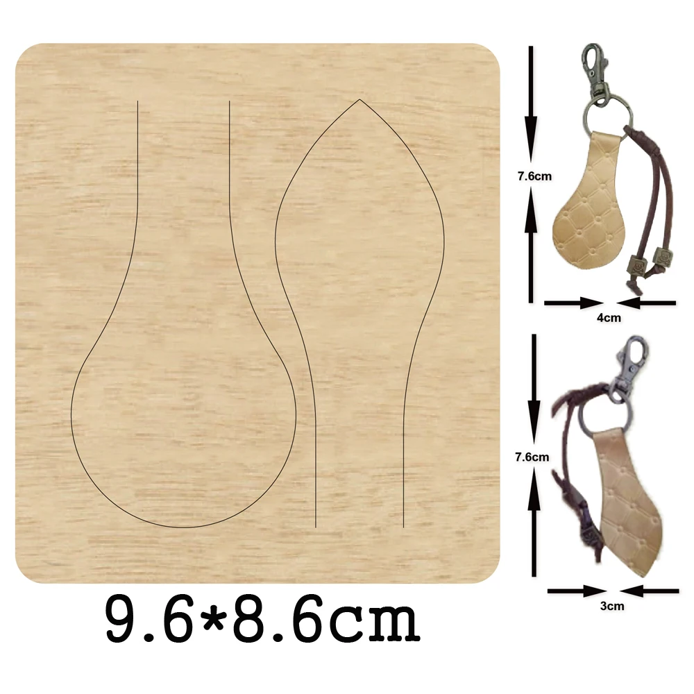 

Japan Steel Blade Die Cut Steel Punch Keychain Schoolbag Pendant Cutting Mold Wood Dies Cutter Template for Leather Crafts 2020