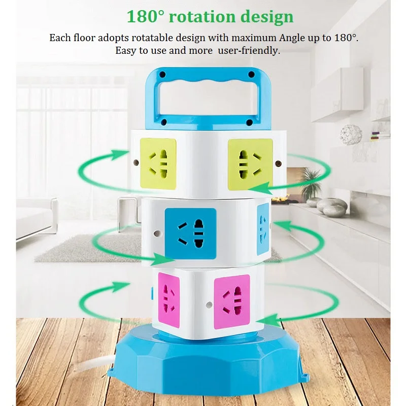 Штепсельная Вилка австралийского стандарта вертикального типа пролонгации