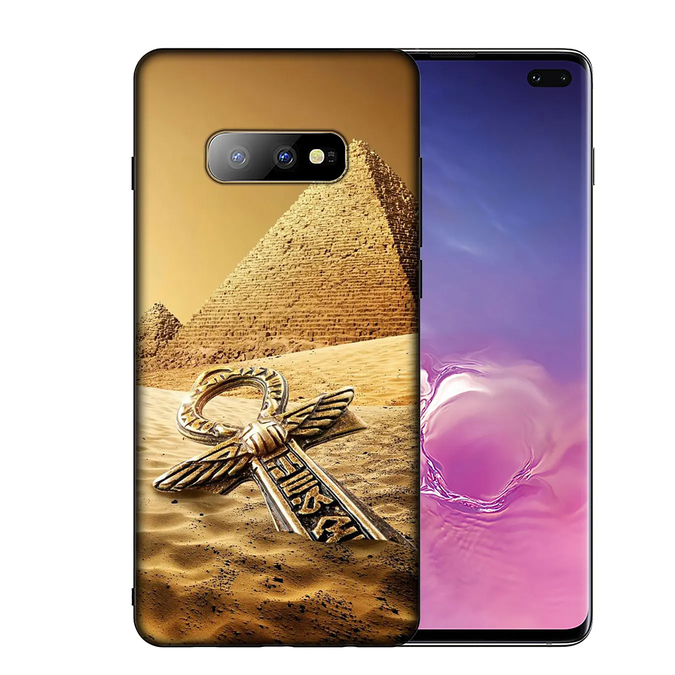 Мягкий ТПУ силиконовый чехол для телефона IYICAO Египет Nefertiti Anubis Ankh Samsung Galaxy S20 Ultra S10